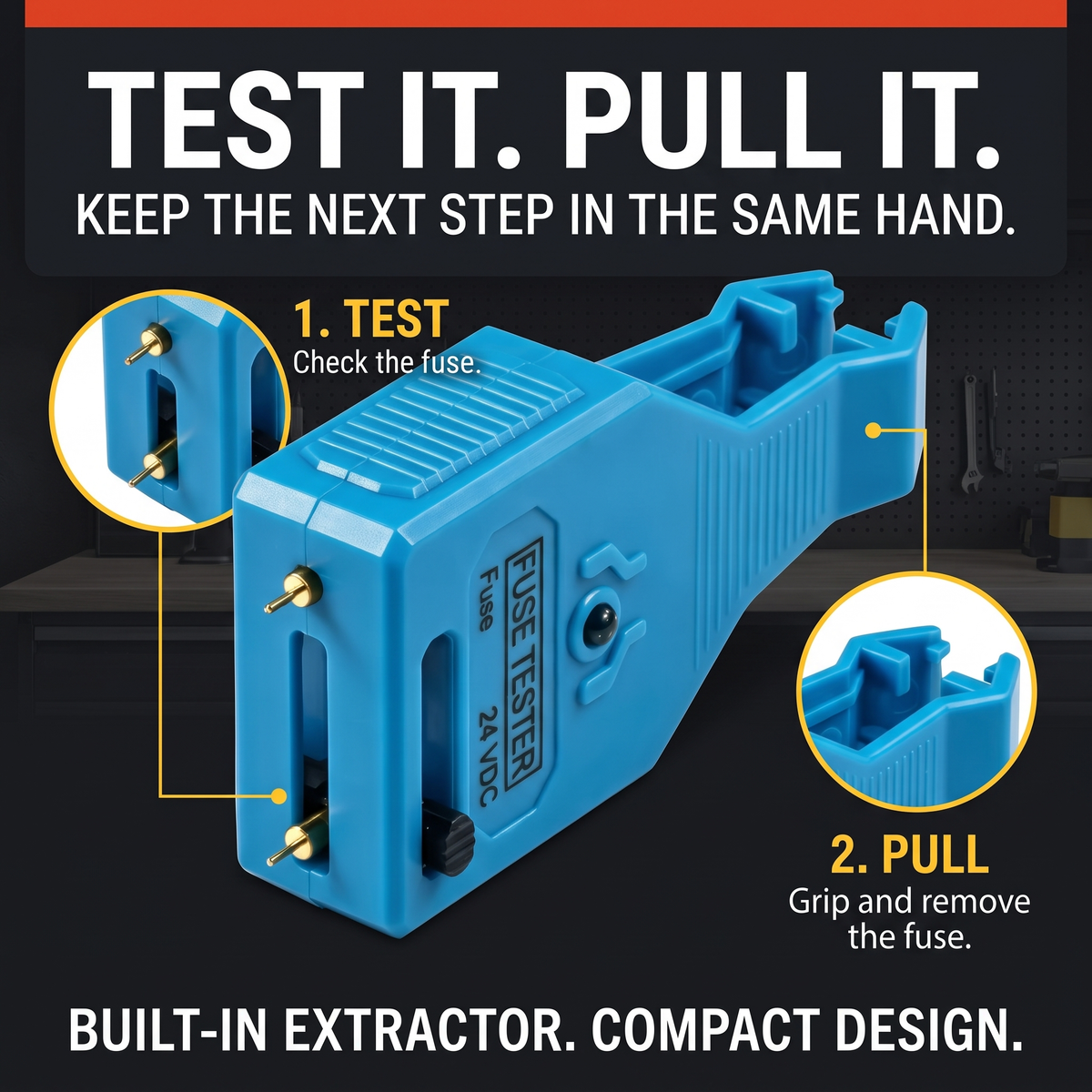 BoltBuddy™ 2-in-1 Fuse Tester & Puller