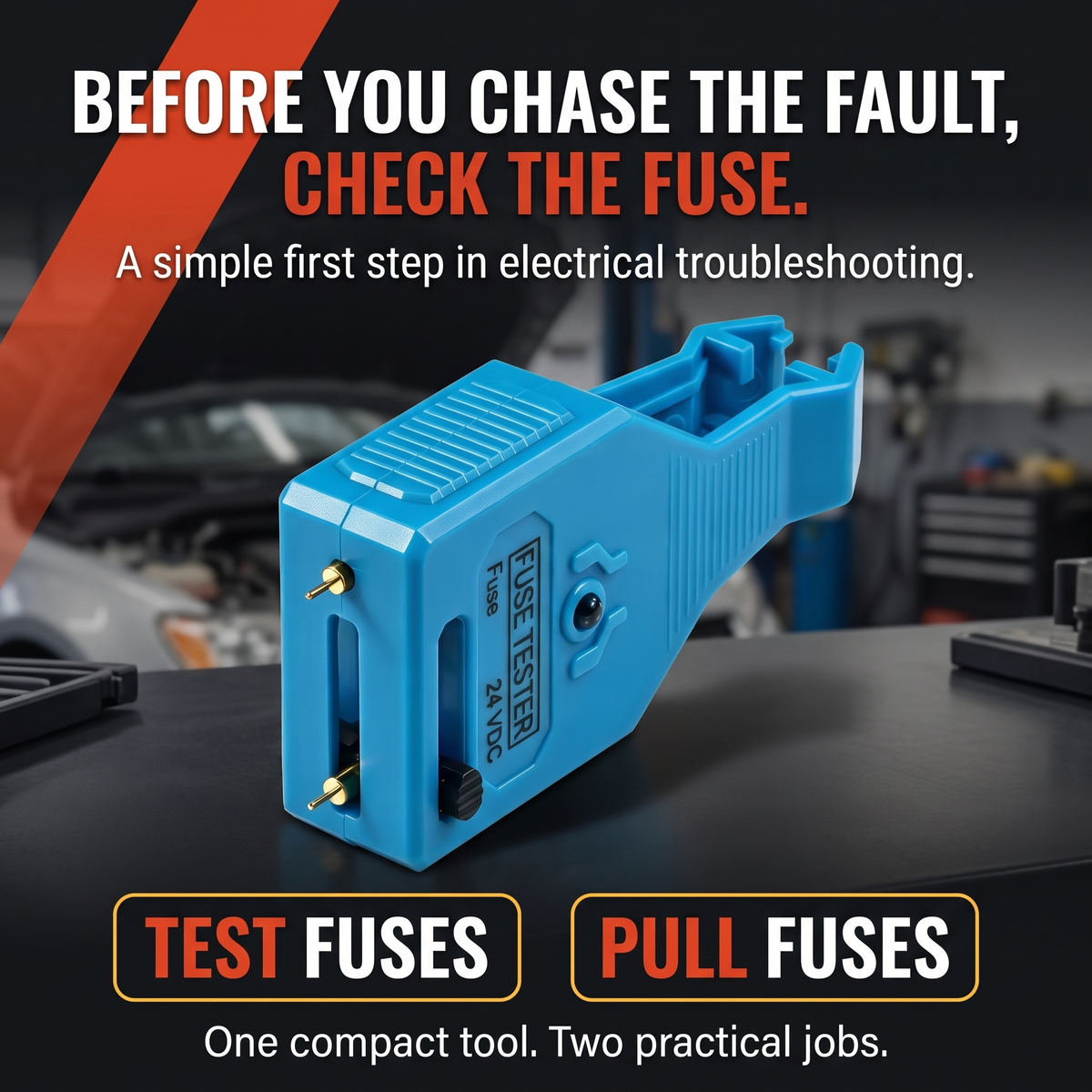 BoltBuddy™ 2-in-1 Fuse Tester & Puller
